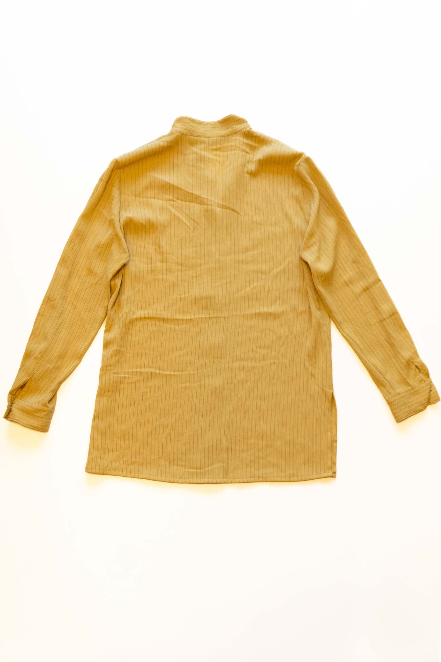 80-90s Yellow Stripe Long Sleeve Shirts