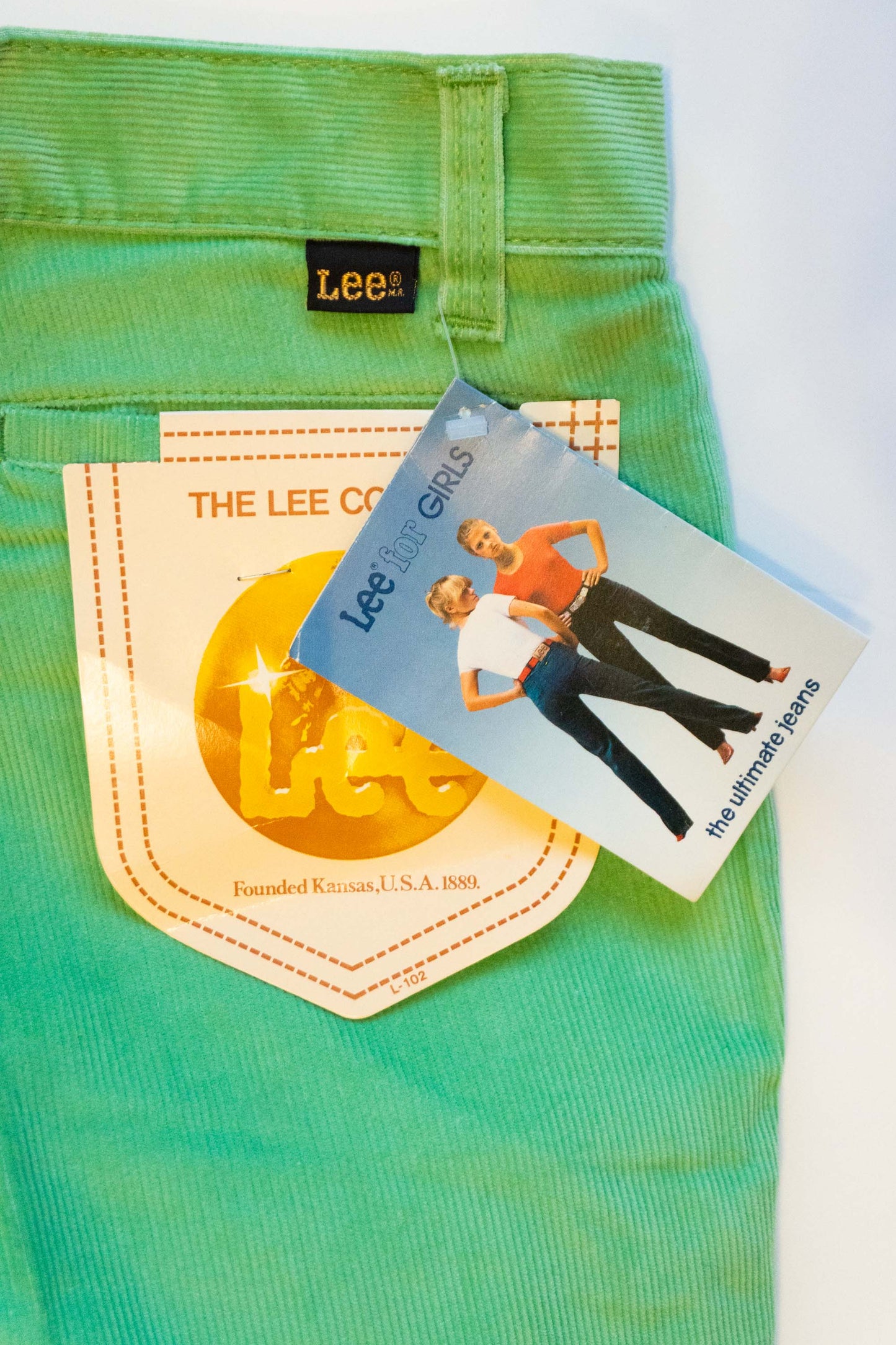 70-80s Lee Green Corduroy Bottom
