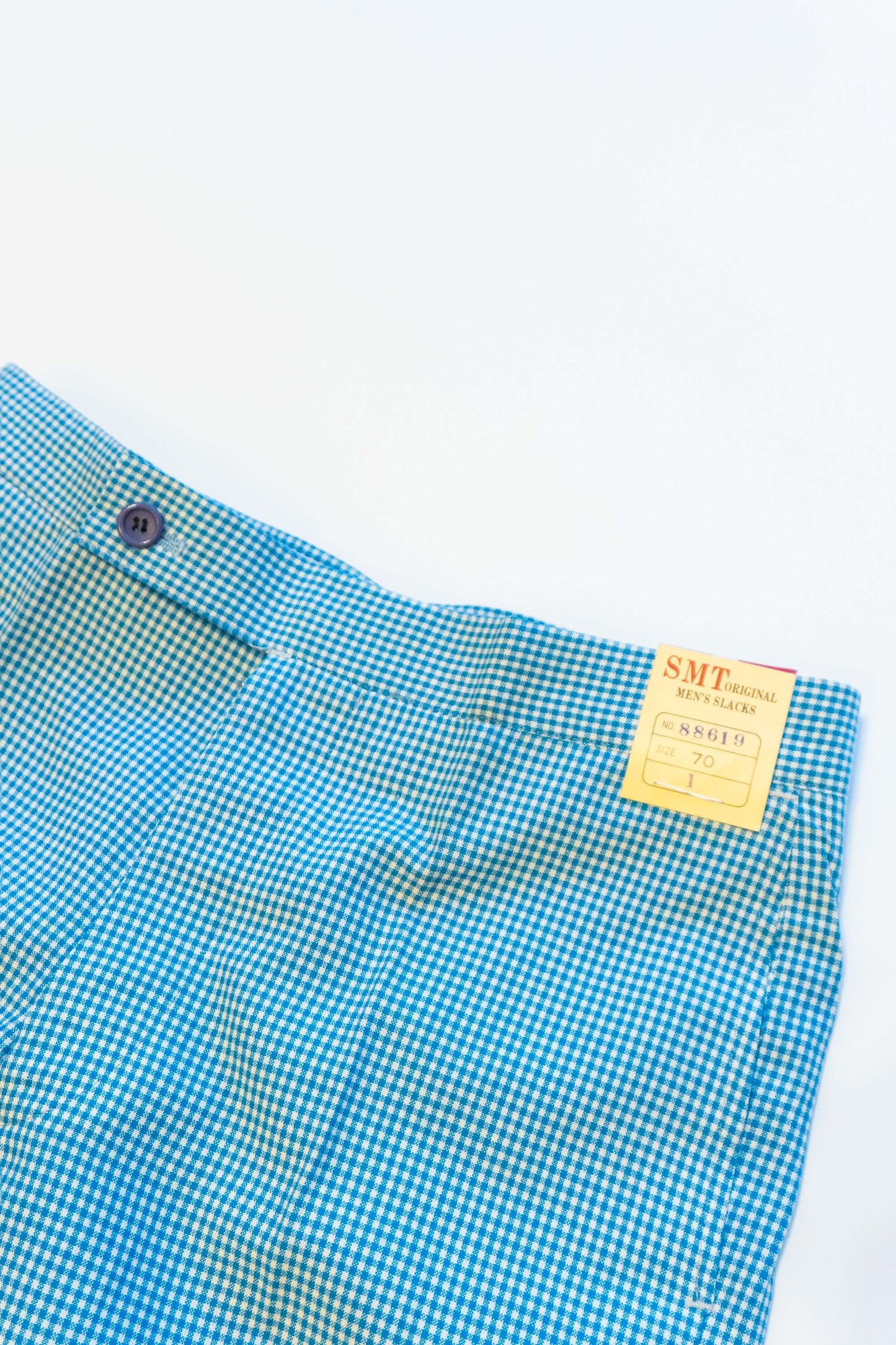 Blue Gingham Check Bottom