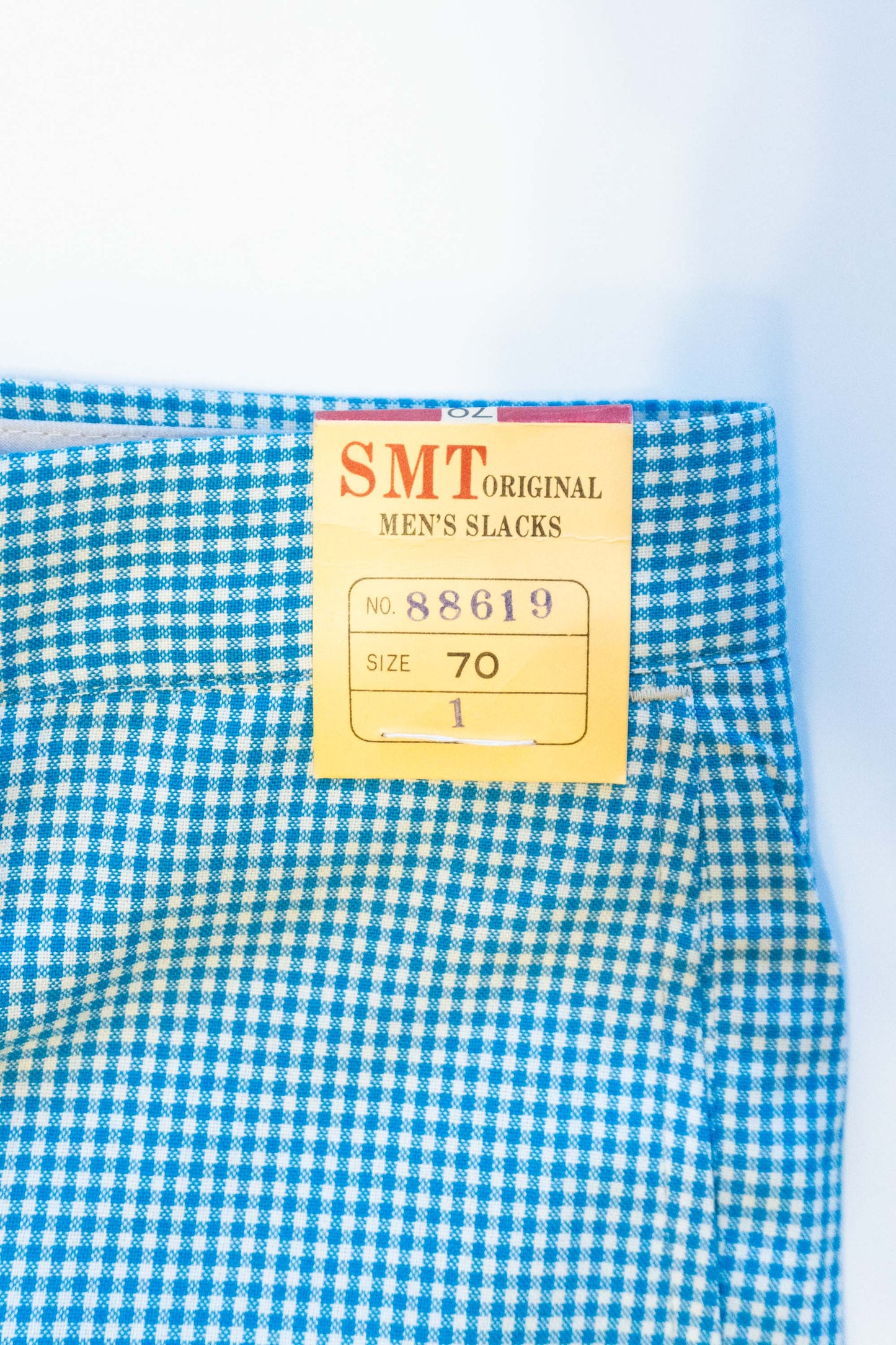 Blue Gingham Check Bottom