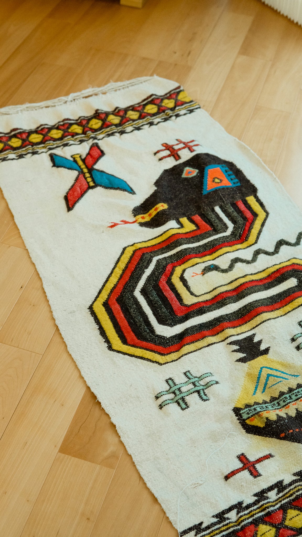 Snake Mexican Rug