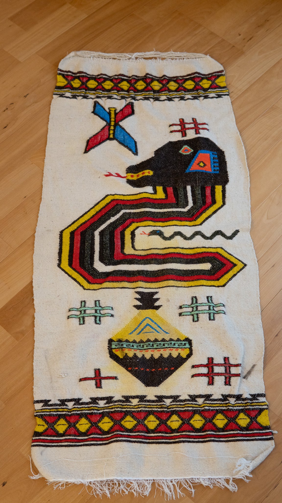 Snake Mexican Rug