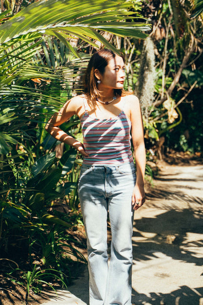ONYX Pink Striped Camisole