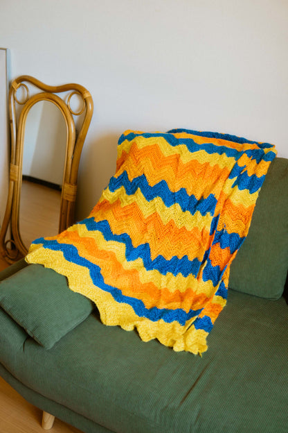 Vitamin Orange Granny Blanket