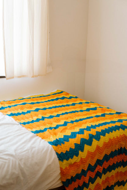 Vitamin Orange Granny Blanket