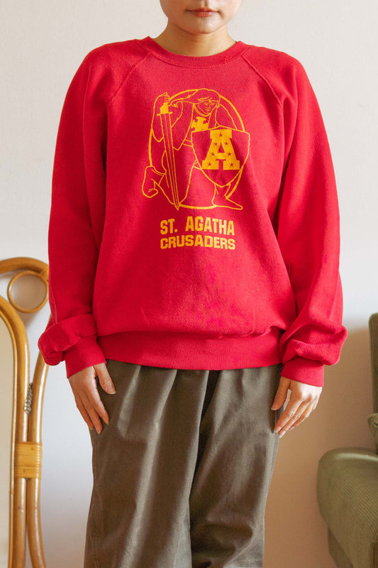 Red ST.AGATHA CRUSADERS Sweat Shirts