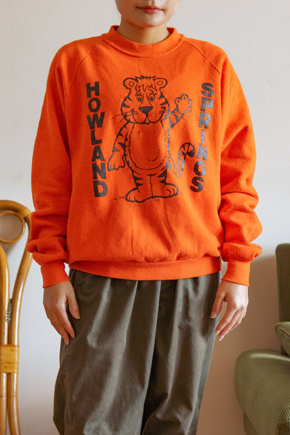 Orange Tiger Sweat Shirts