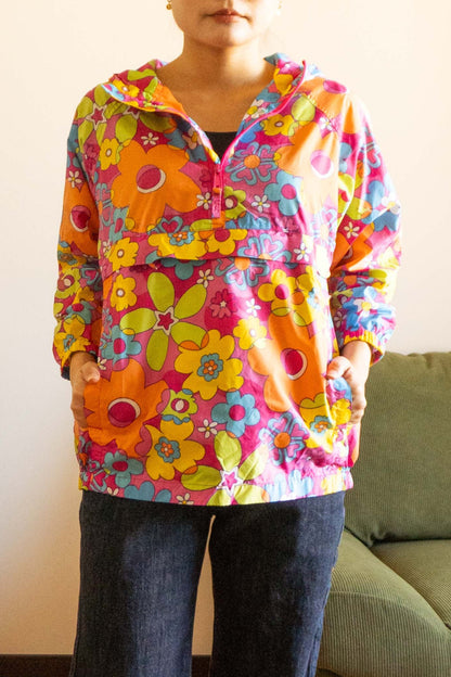 Floral Patterned Anorak