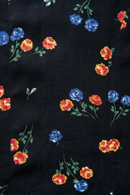 Westport Ltd. Black Flower Patterned Rompers