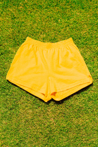 SOFFEE Yellow Sweat Short Pants