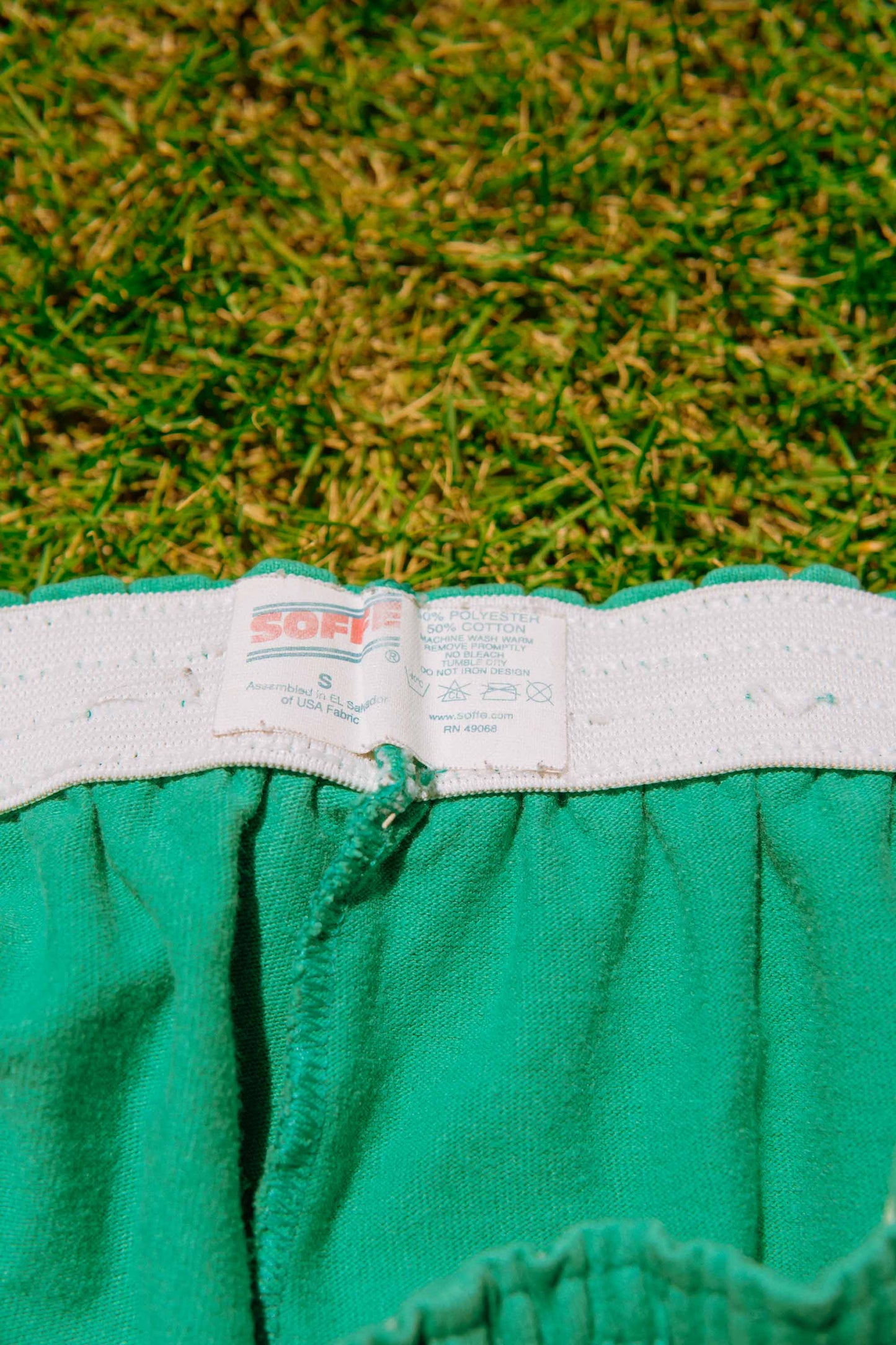 SOFFEE Green Sweat Short Pants