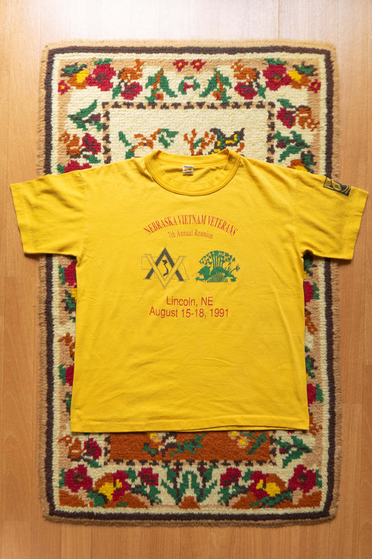 90s Yellow “Vietnam Veterans Reunion” T-shirts