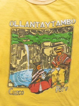 Yellow Pelu Ollantaytambo Graphic T-Shirts