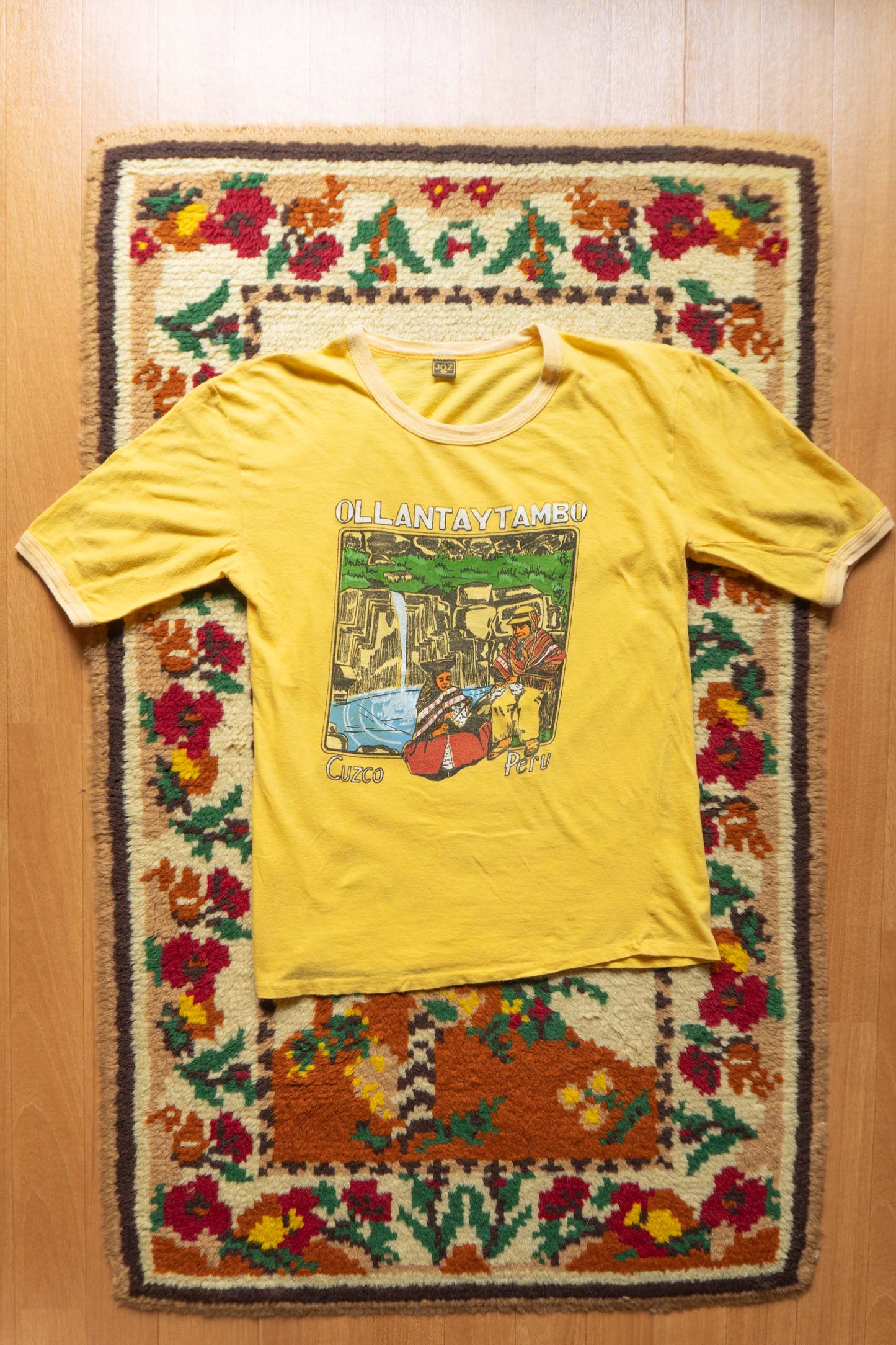 Yellow Pelu Ollantaytambo Graphic T-Shirts