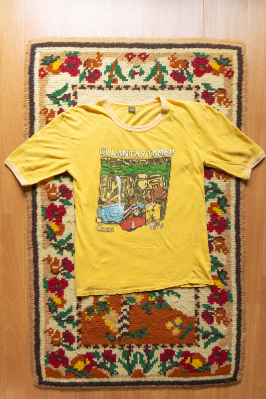 Yellow Pelu Ollantaytambo Graphic T-Shirts
