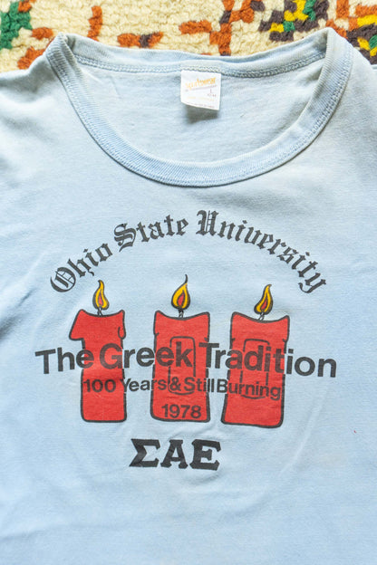 70s Ohio State University “The Greek Tradition” T-shirts