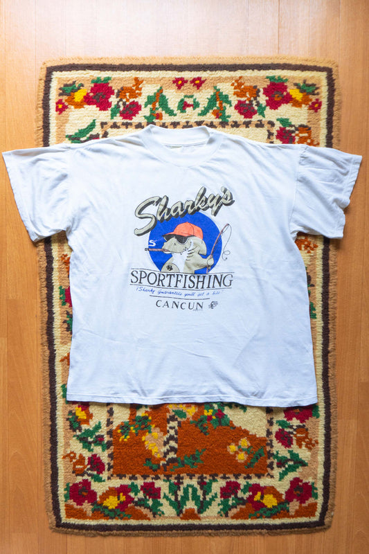 90s Sharky's SPORTFISHING Cancun T-shirts