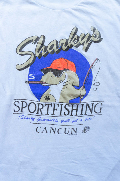 90s Sharky's SPORTFISHING Cancun T-shirts