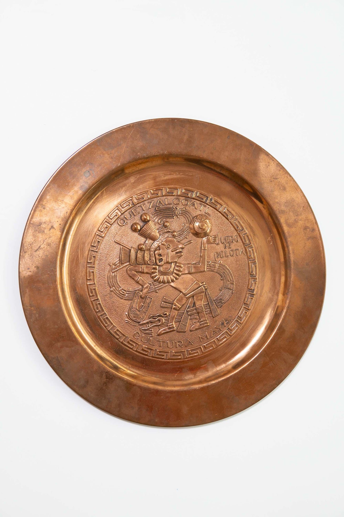 Mexican Copper Decorative Plate