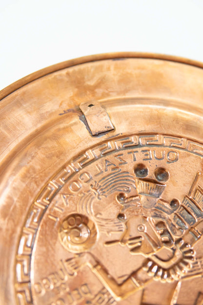 Mexican Copper Decorative Plate