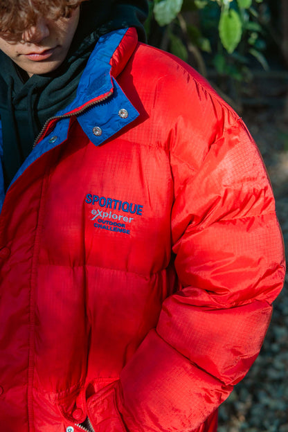 SPORTIQUE explorer Red Down Jacket