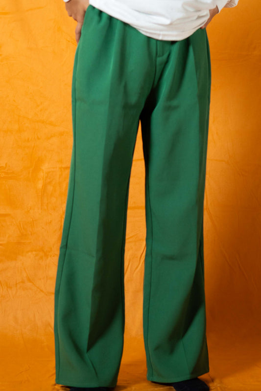 Green Color Pants