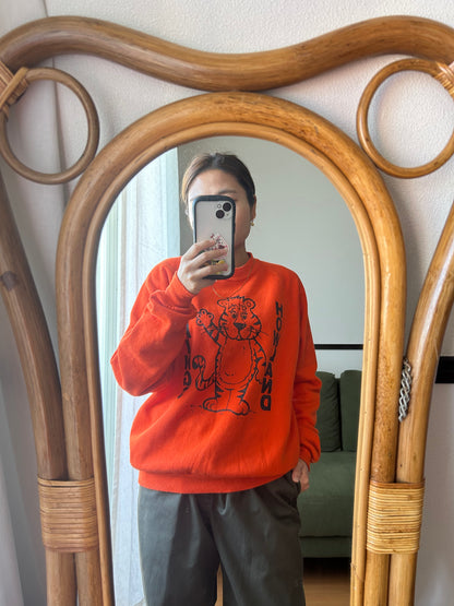 Orange Tiger Sweat Shirts