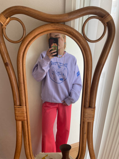 70s Pink Stripe Jersey pants