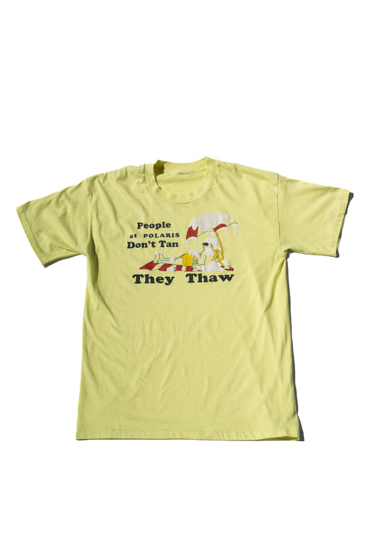 Yellow "Don't Tan" Logo T-shirts