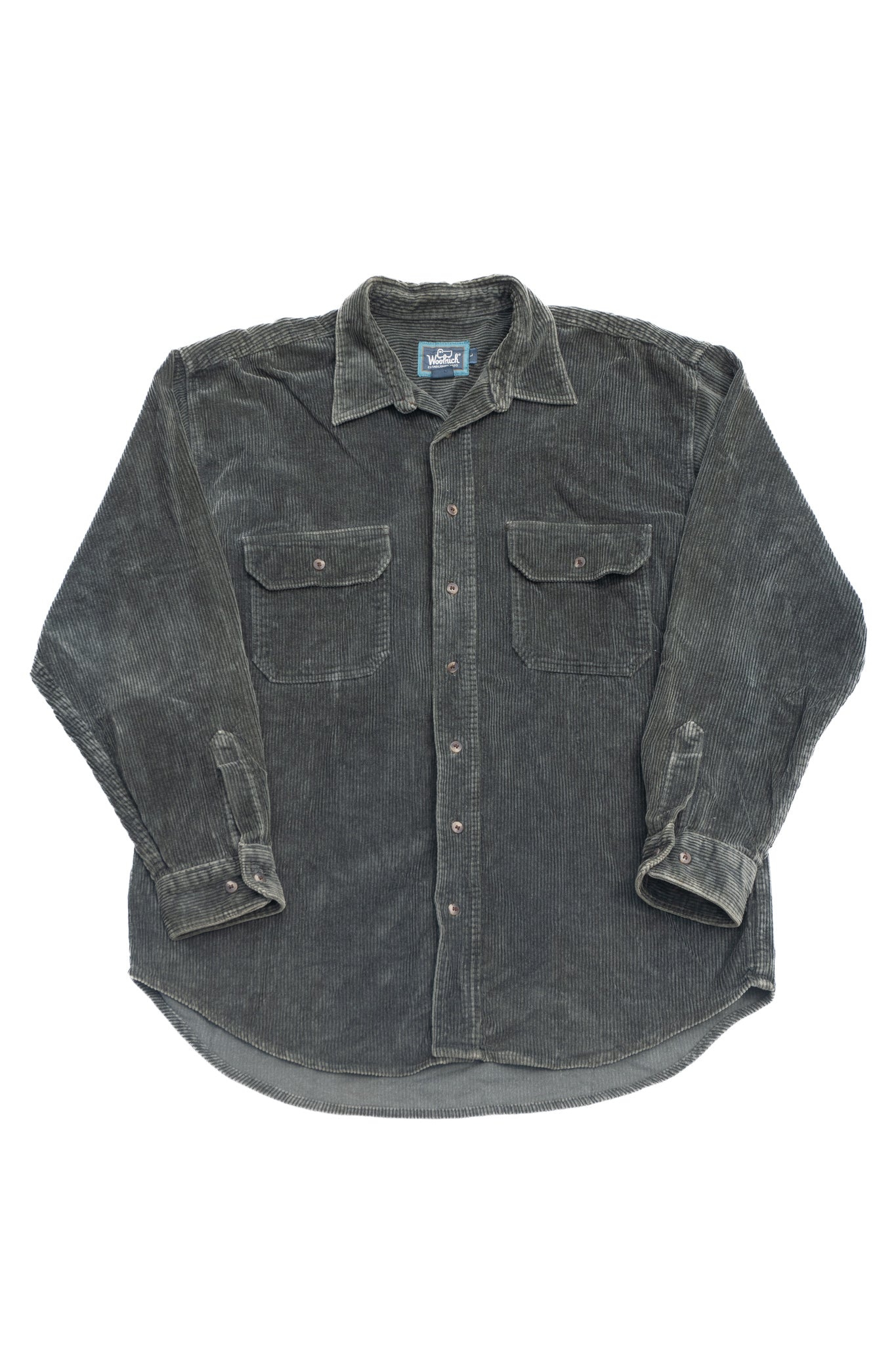 Woolrich Moss Green Corduroy Shirt