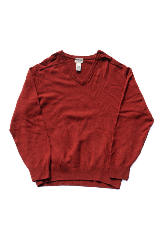 L.L.Bean Red V-neck Sweater