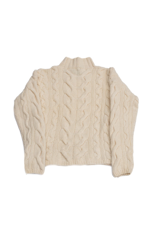 Limited White Knitted Sweater