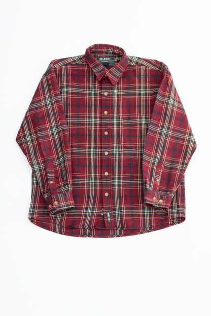 Deep Red Homie Plaid Shirt