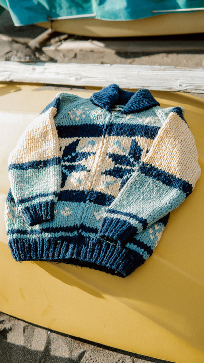 "LOVE BOAT" Cowichan Sweater