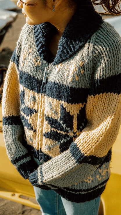 "LOVE BOAT" Cowichan Sweater